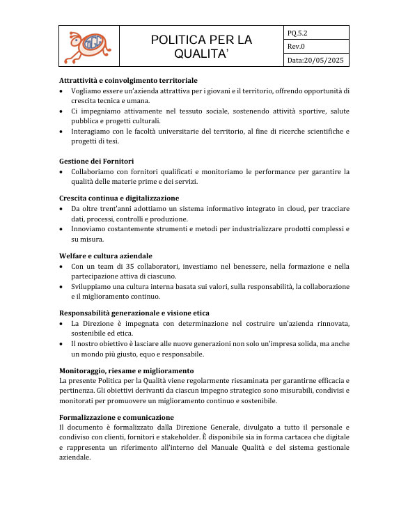 Giorgetti Politica Qualità 2